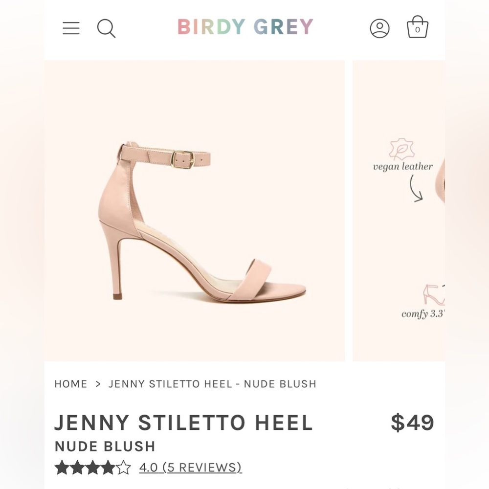 Nude heels (shoes) Brand New